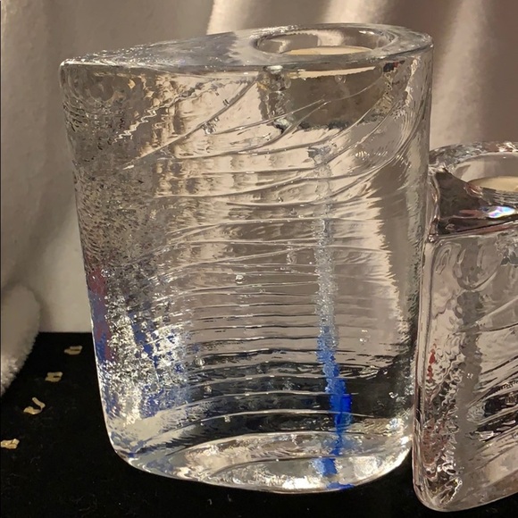 Heavy Lead Crystal “Sweetheart” Candle Set- Art - Picture 4 of 13